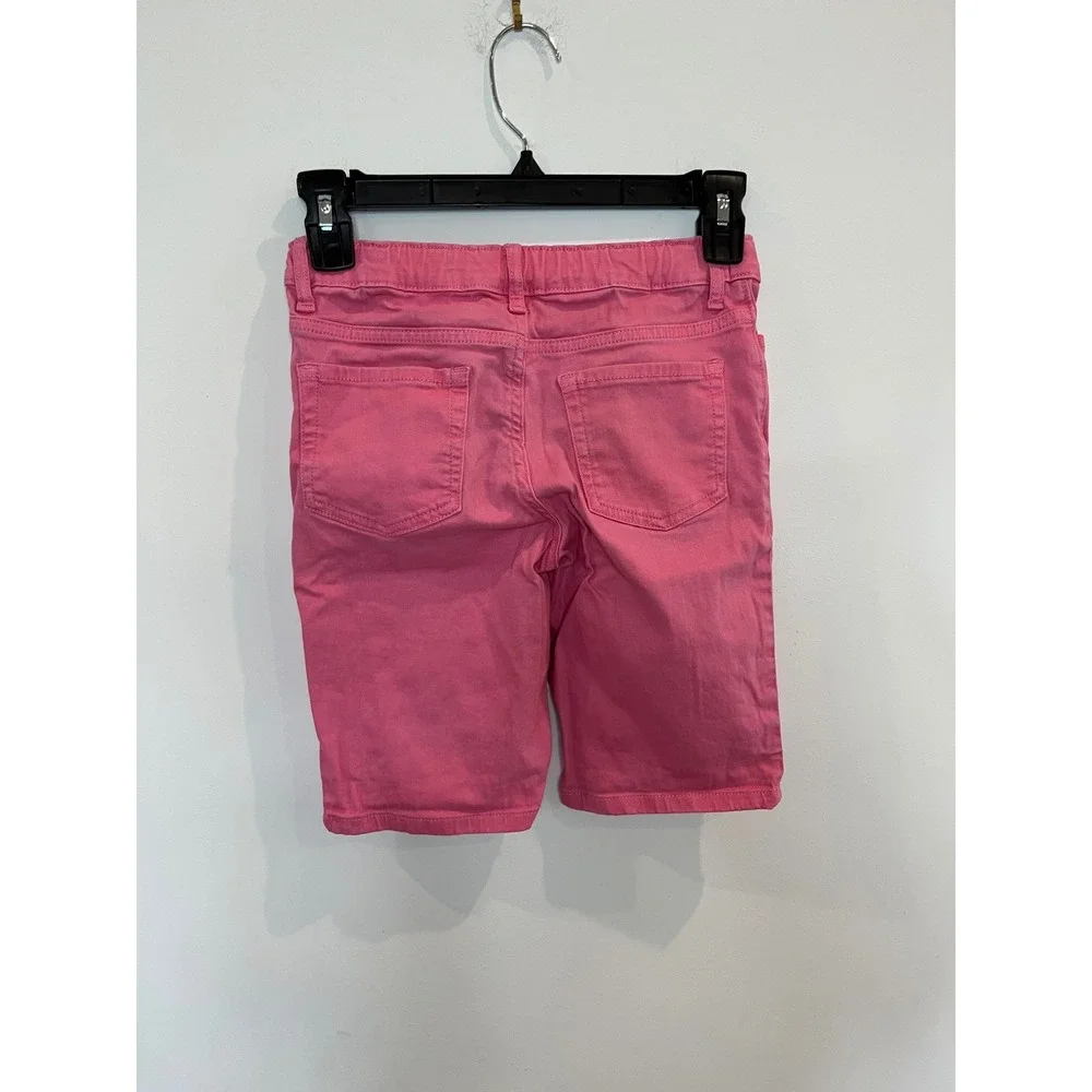 The Children's Place Girls Pink Bermuda Denim Shorts Size 10 - B034